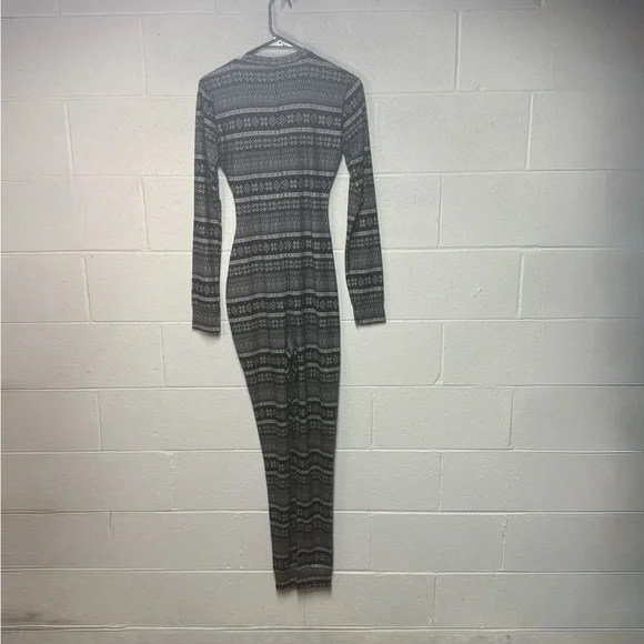 SKIMS One Piece Sleepwear Logo Onesie Black White NWT - Picture 8 of 8